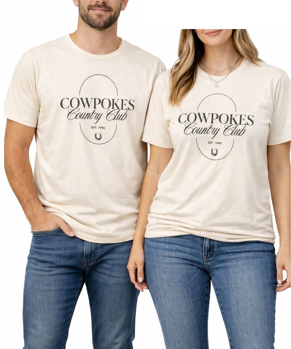Brandin' Iron Cowpokes Country Club Tee
