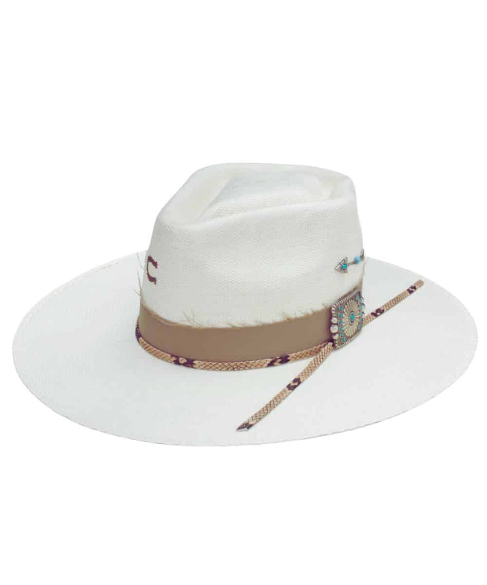 Charlie 1 Horse Spear Point Straw Hat