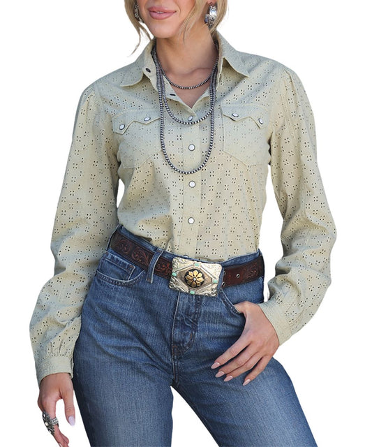 Cruel Girl Women's Western Snap Shirt