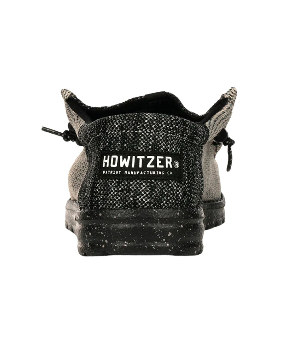 Black Contrast Heel With Howitzer Logo Label
