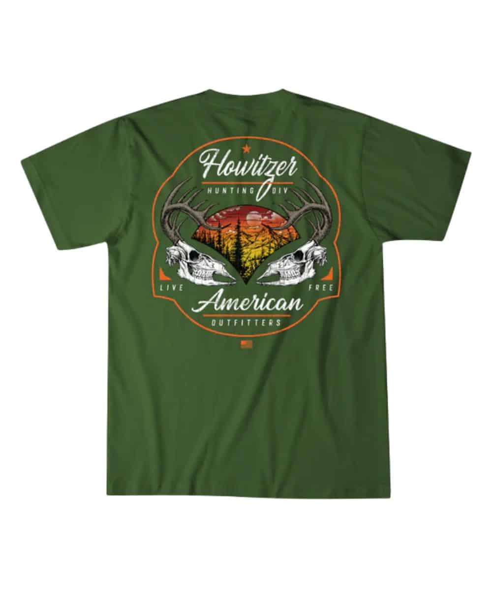 Howitzer Men's American Hunting Tee - Cowpokes Work and Western