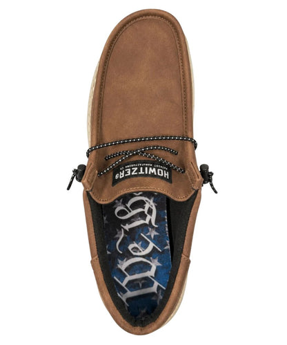 Aerial view of the round moc toe 