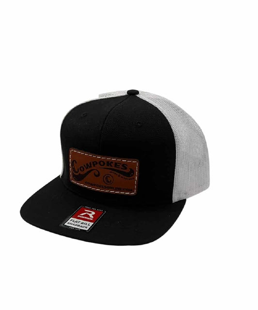 Cp snap back flatbill leather - ! desc :  ! caption :