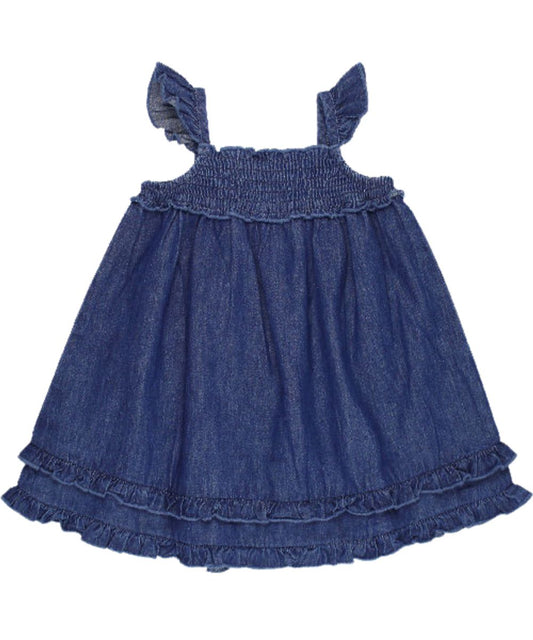 L'oved Baby Infant Girls' Denim Summer Dress