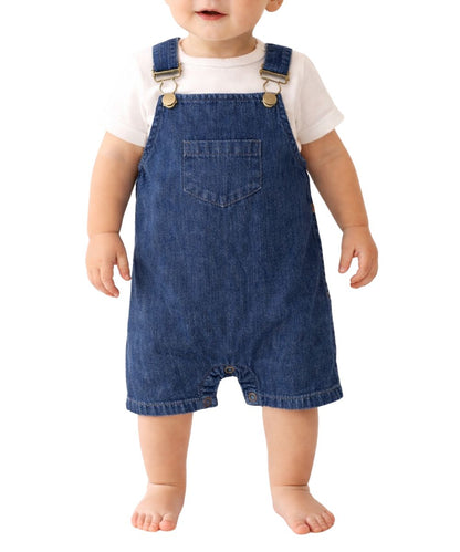 L'oved Baby Infant Boys' Denim Overalls