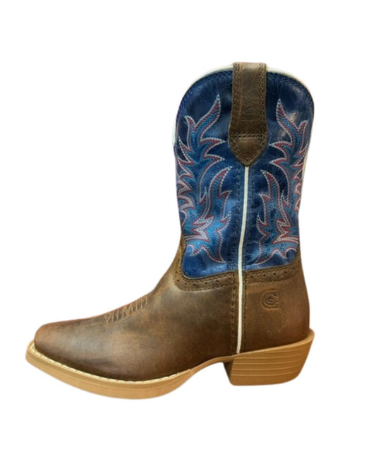 Durango Little Kids' Blue Shyloh Western Boot