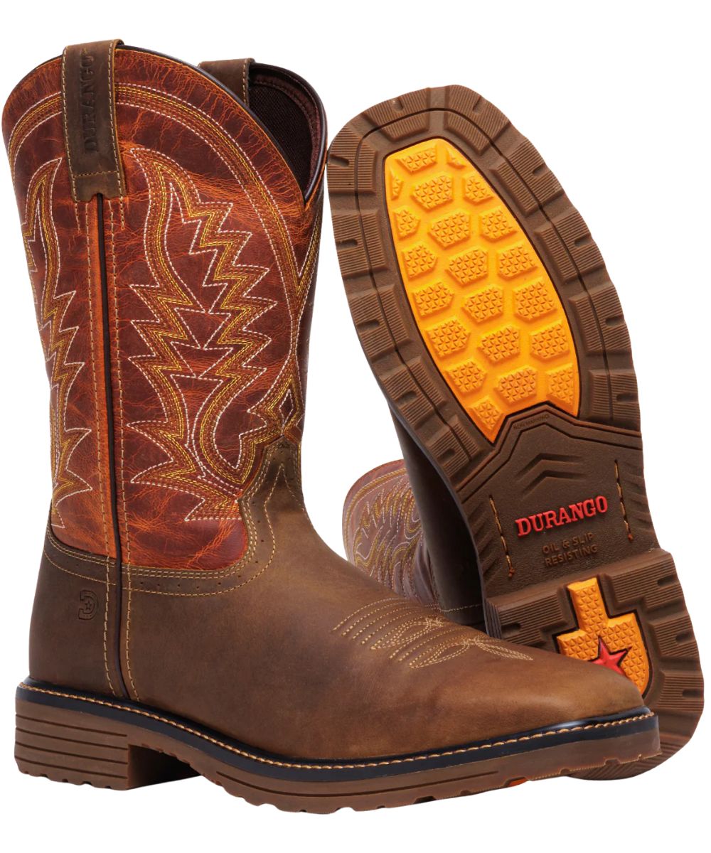 Durango Men's Workhorse Steel Toe Western Work Boot