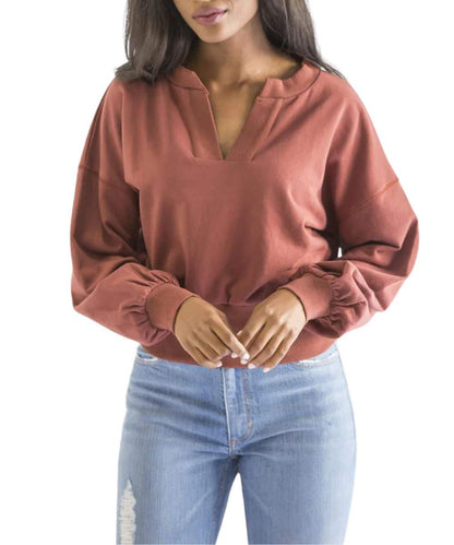 DEWEY V NECK-turquoise ! desc :  ! caption :