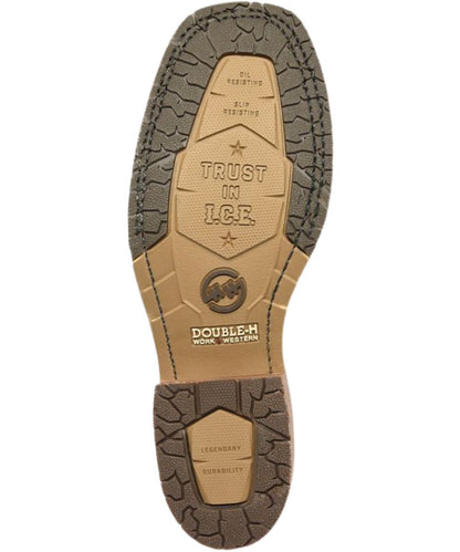 Industrial Compressed Elastomer or I.C.E. is a long-lasting outsole with shock absorbing PU cavity, abrasion, and oil-and-slip resistance.