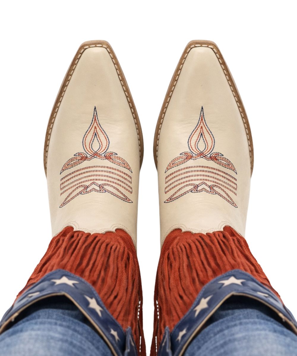 White Snip Toe