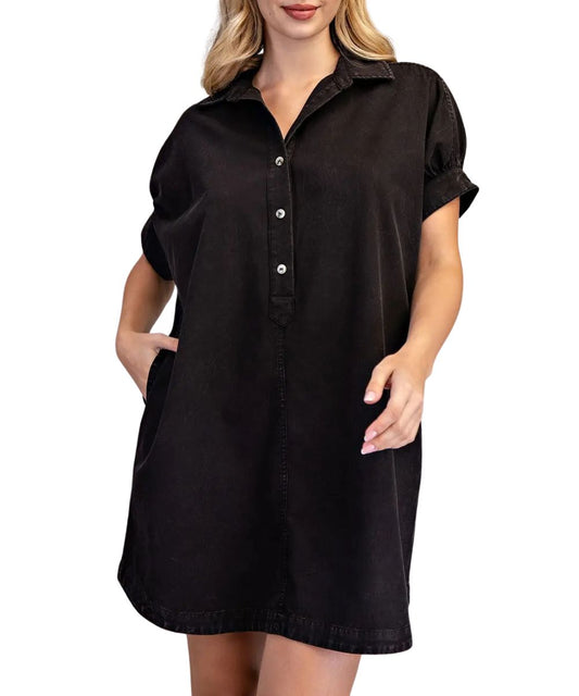 Eesome Women's Mini Shirt Dress