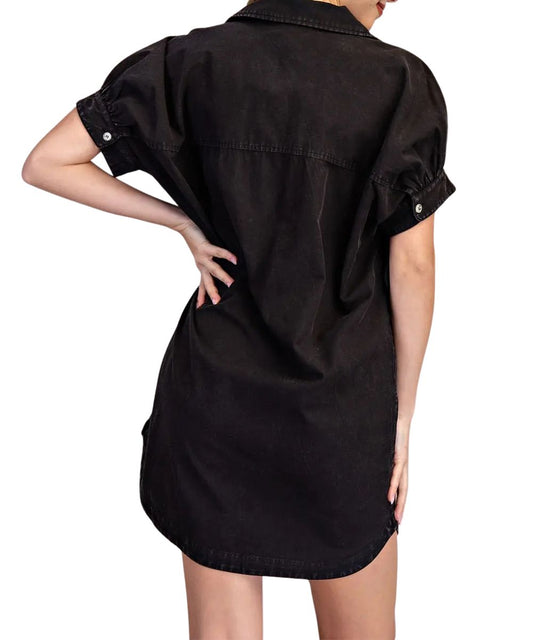 Eesome Women's Mini Shirt Dress