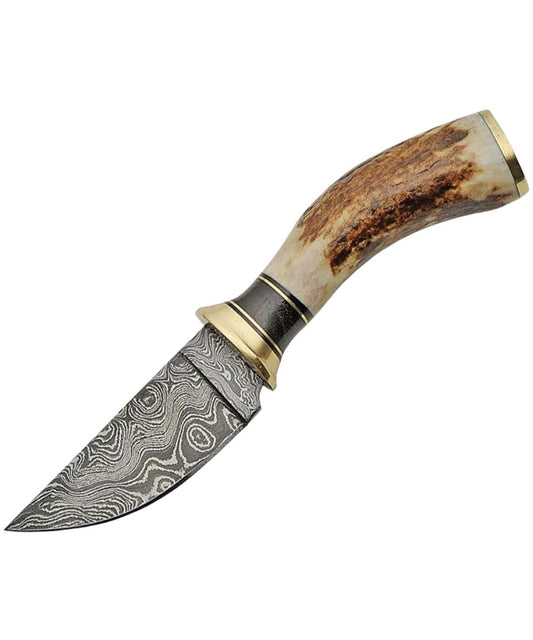 Double D Damascus Knife