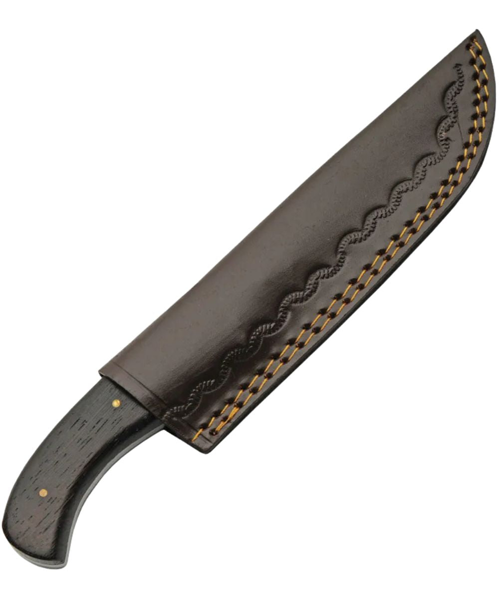Double D Damascus Eld Stag Knife