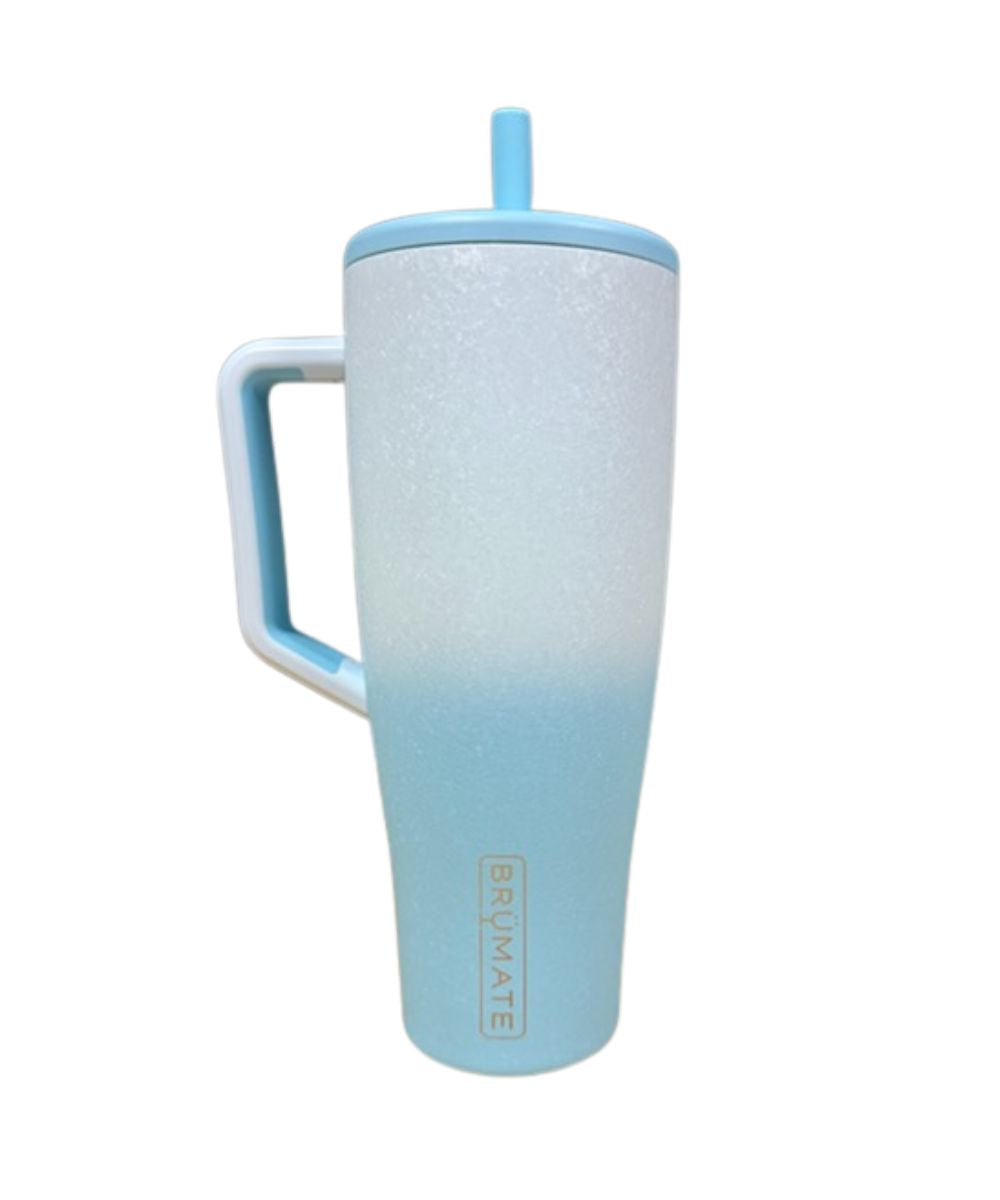 Side view of the frosted drift 40 oz tumbler