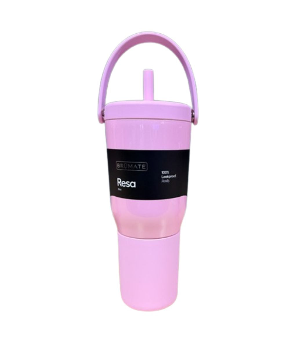 Side view of the 35oz blush resa tumbler