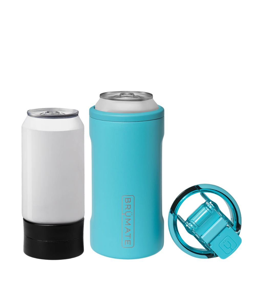 16 Oz. Curacao Blue Hopsulator Trio Tumbler/Koozie