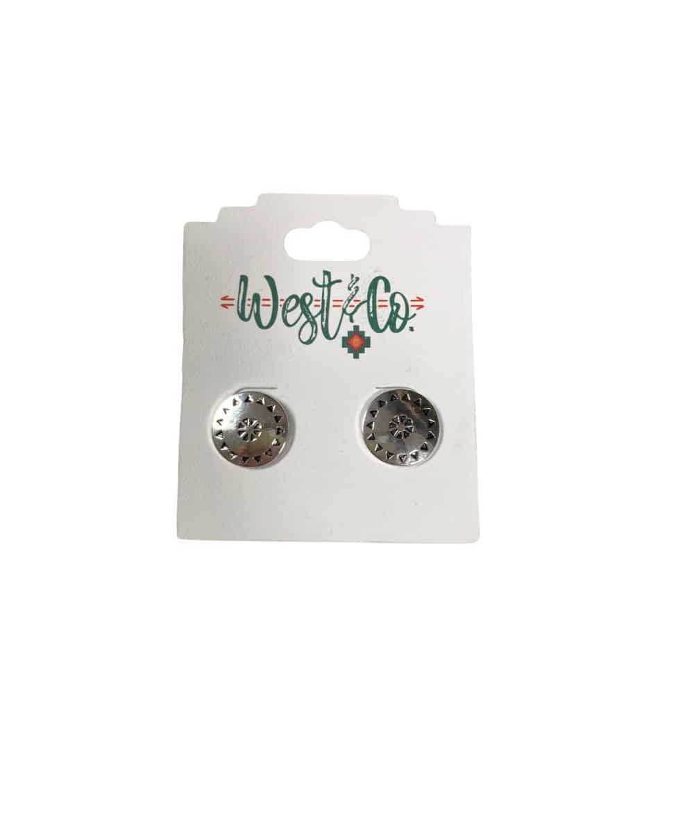 West & Co. Women's Tribal Stud Earrings