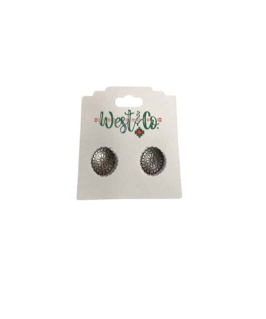 West & Co. Women's Concho Earrings
