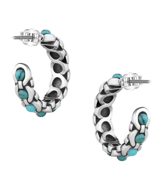 Montana Silversmiths Women's Center Of It All Hoop Earrings