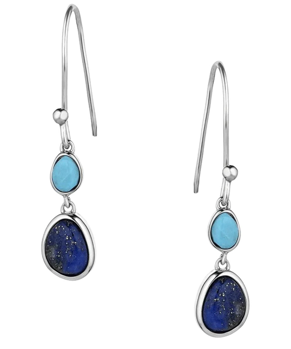 Front view of the women's nature's obsession earrings