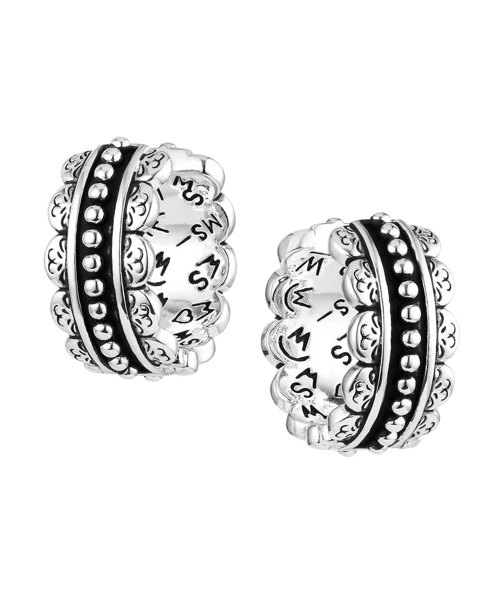 Montana Silversmiths Women's Petal Edge Earrings
