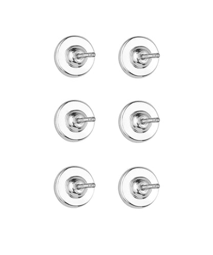 Back view of the women's patriotic post earring set featuring the post backs