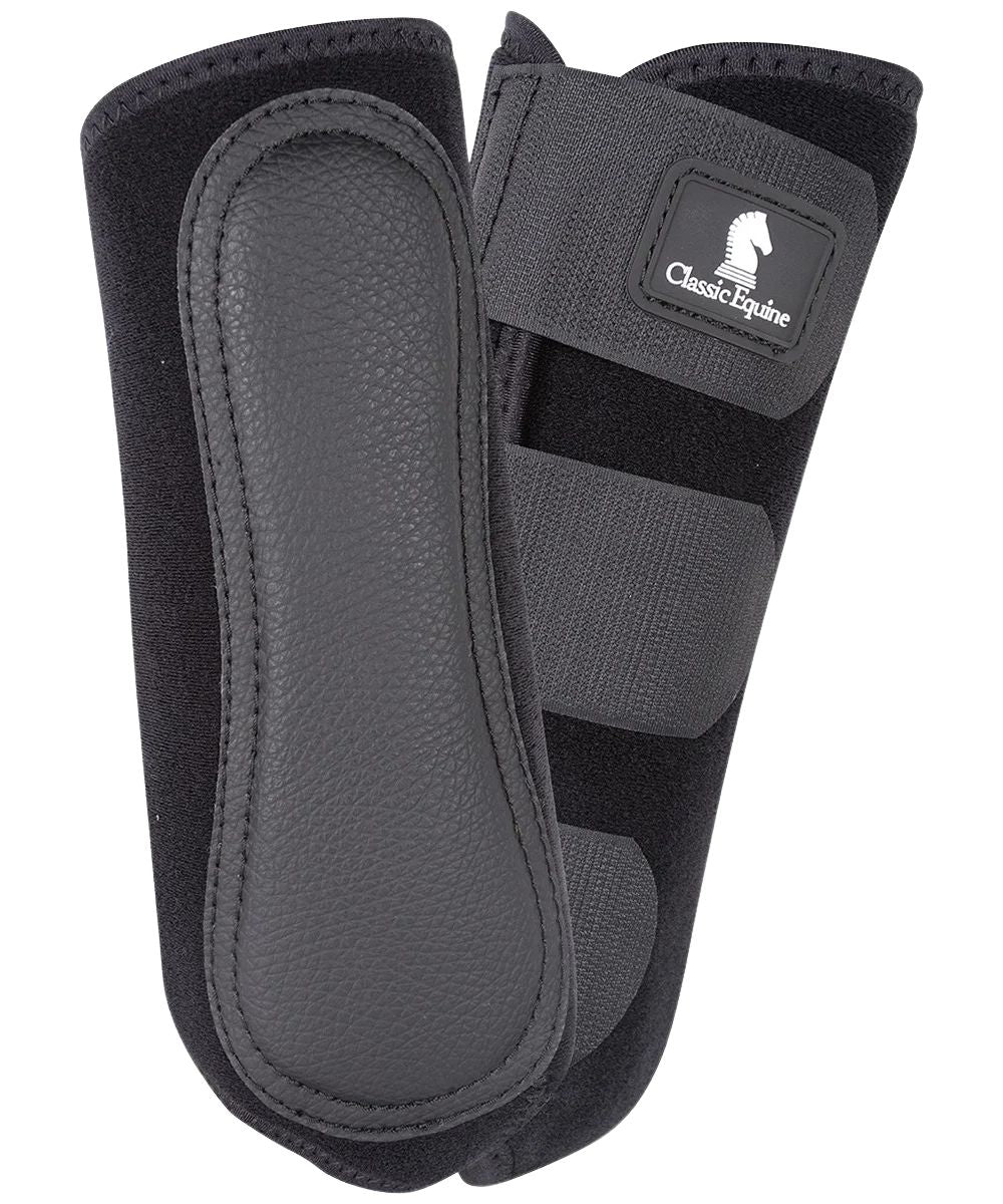 Classic Equine EZ Wrap Lite Front Splint Boots In Black