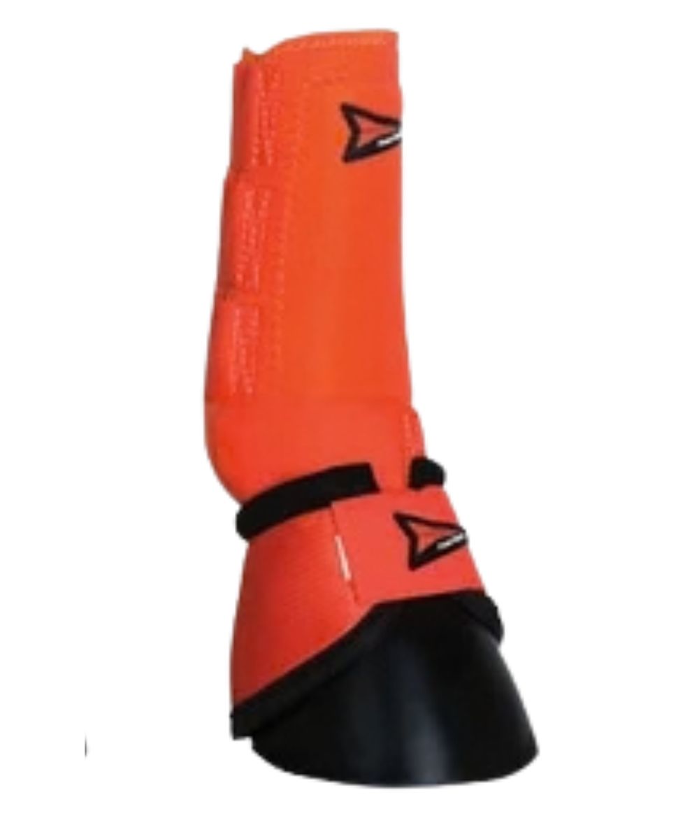Fast Back Orange Hind Leg Sport Boots For Horses