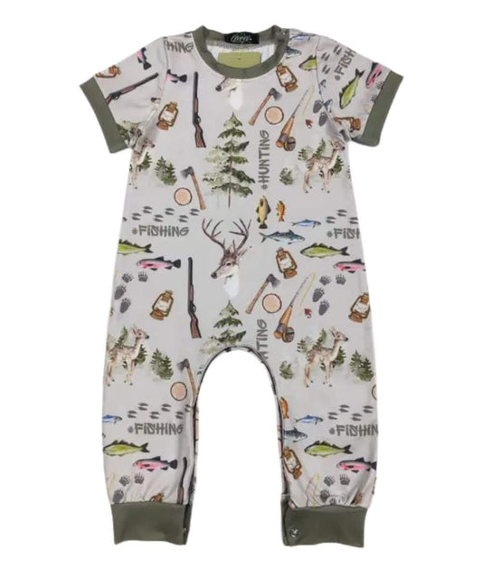 Clover Cottage Infant Boys' Fishing Romper
