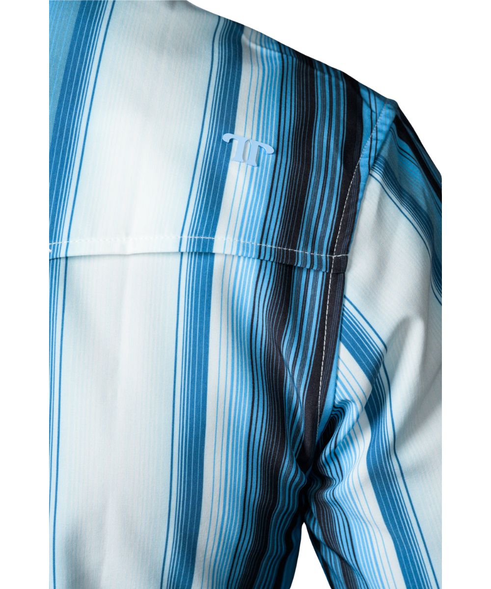 Ferrell Brand Men's Blue The Harrison Snap Shirt