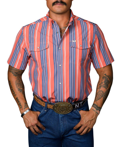 Ferrell Brand Men's Salmon The James Snap Shirt
