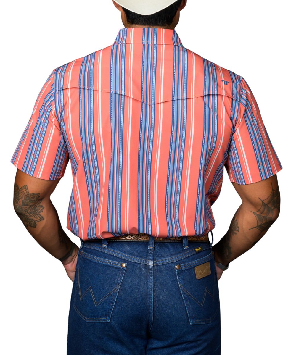 Ferrell Brand Men's Salmon The James Snap Shirt