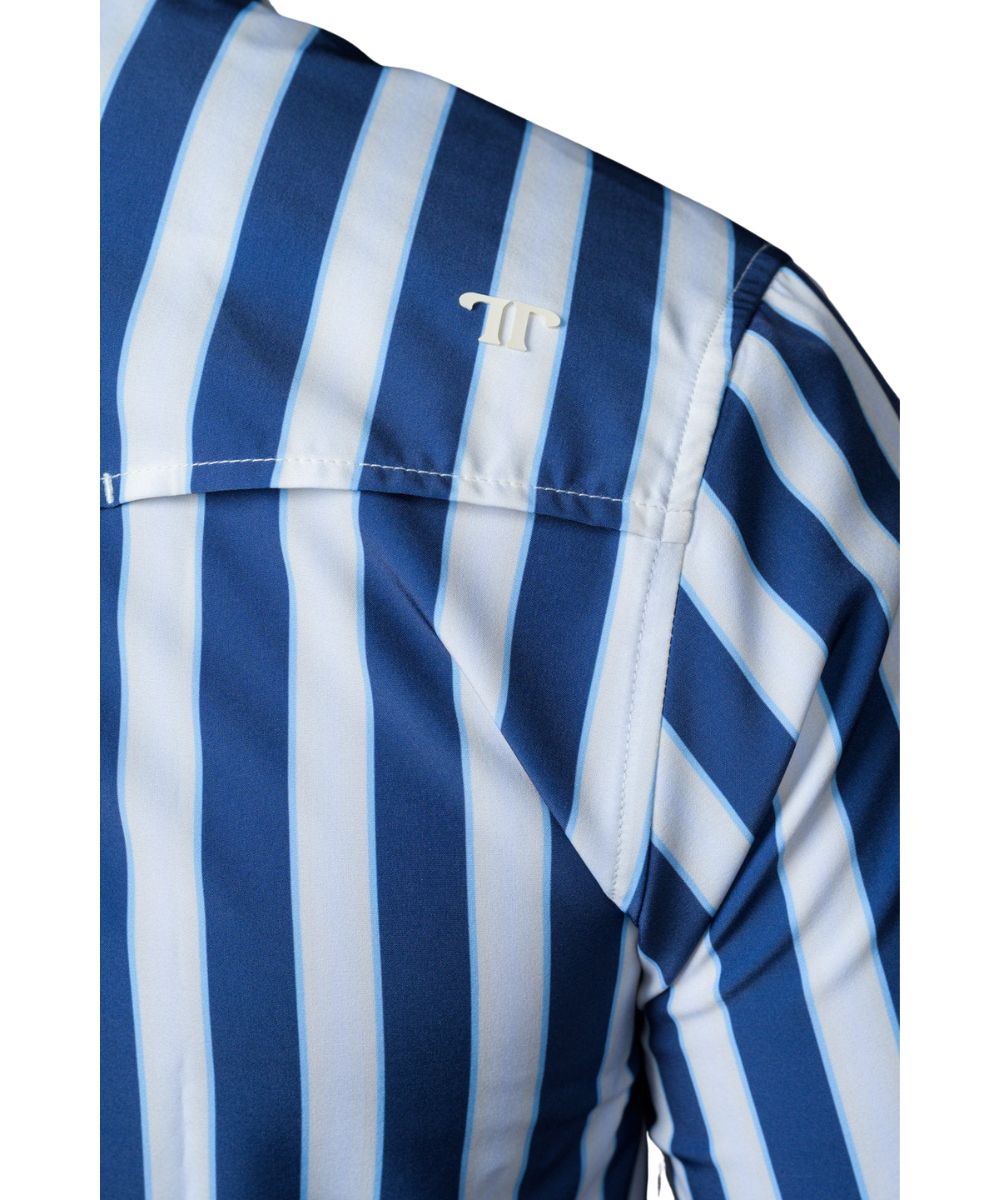 Ferrell Brand Men's Blue The Liam Snap Shirt