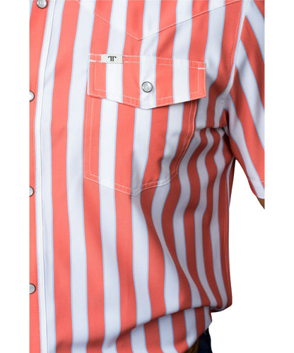 Ferrell Brand Men's Salmon The Liam Snap Shirt