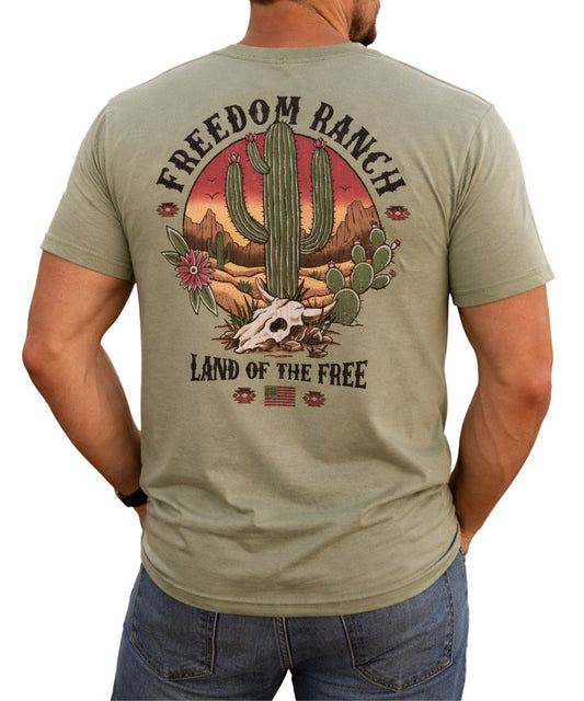 Freedom Ranch Men's Cactus Tee