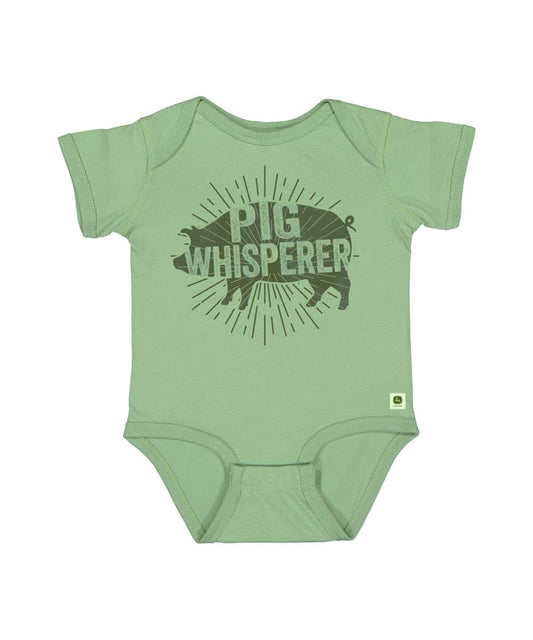 John Deere Infant Pig Whisperer Onesie