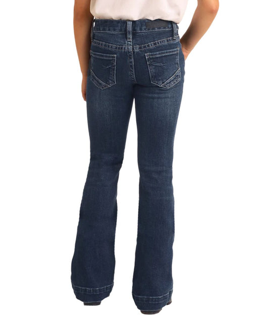 Rock & Roll Cowgirl Girls' Trouser Jean