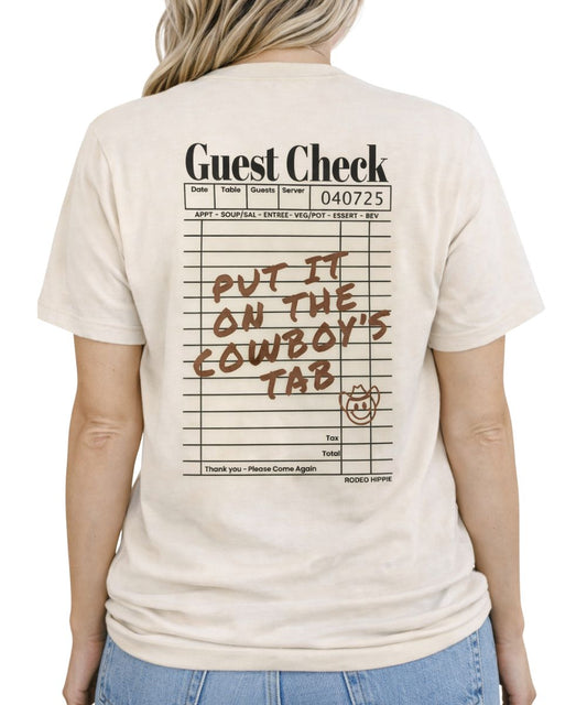 Rodeo Hippie Women's Guest Check Tee