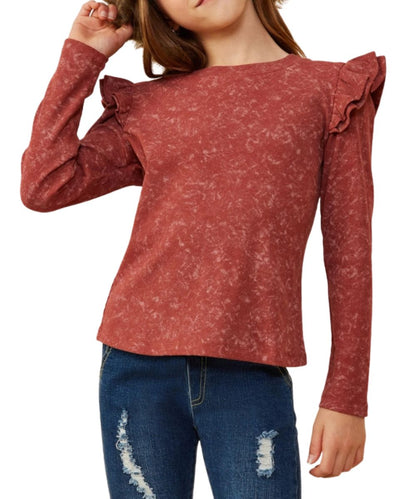 Hayden LA Girls' Ruffle Top