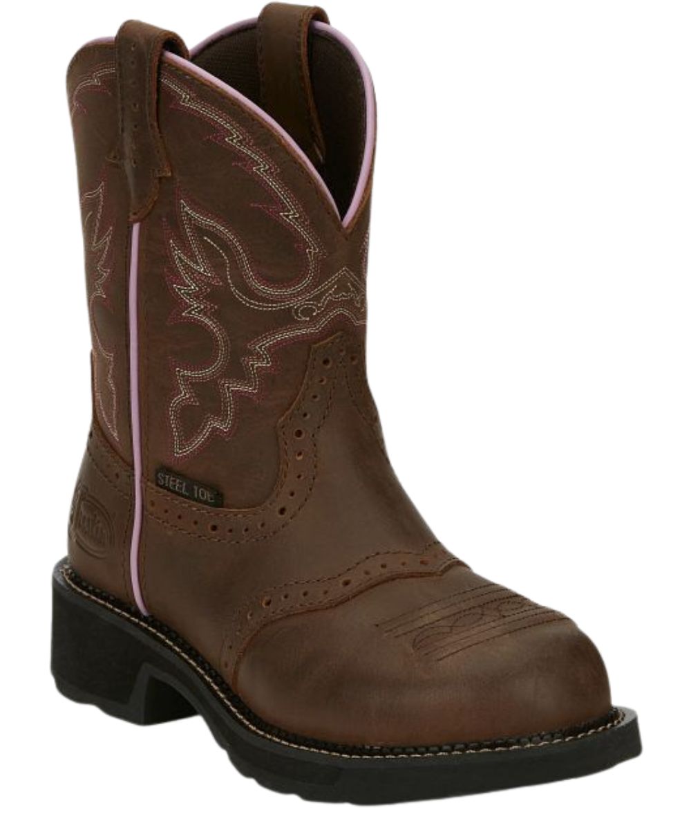 Justin Women's Wanette Waterproof Steel Toe Work Boot