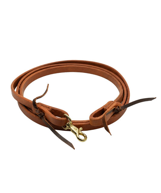 Hermann Oak Harness Leather Flat Roping Reins