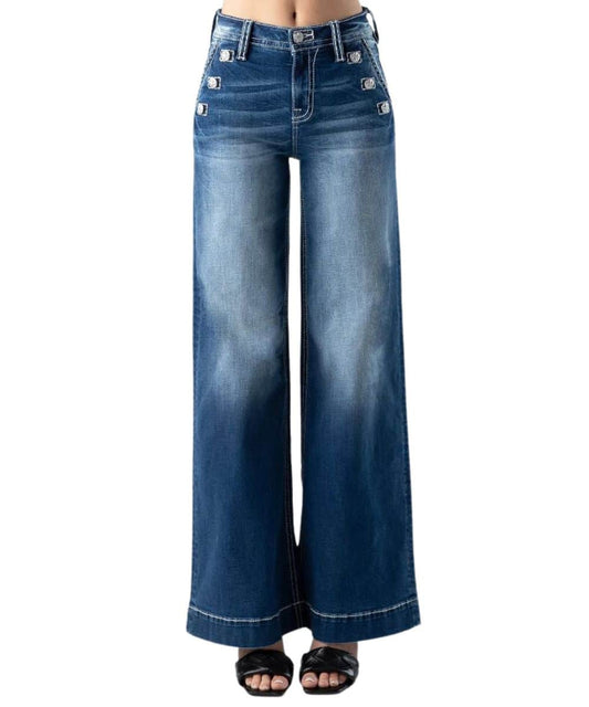 Miss Me Women's Simple Trouser Jean
