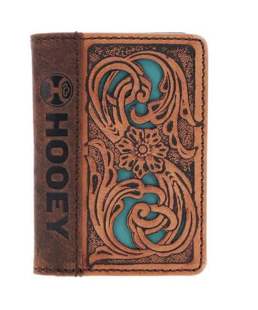 Hooey Men's Cash Bifold Money Clip Wallet