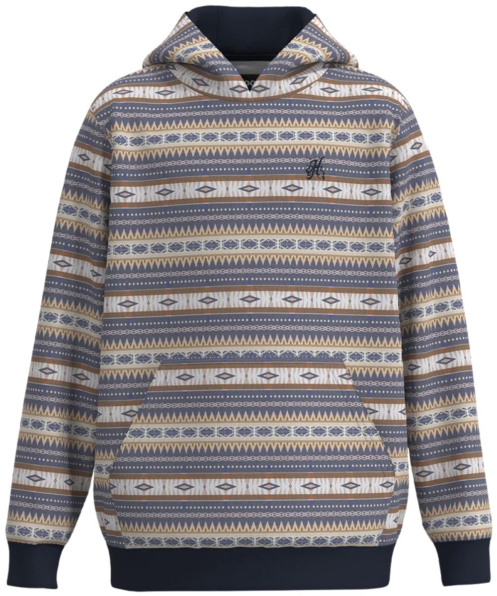Hooey Boys' Aztec Striped Legendary Hoodie