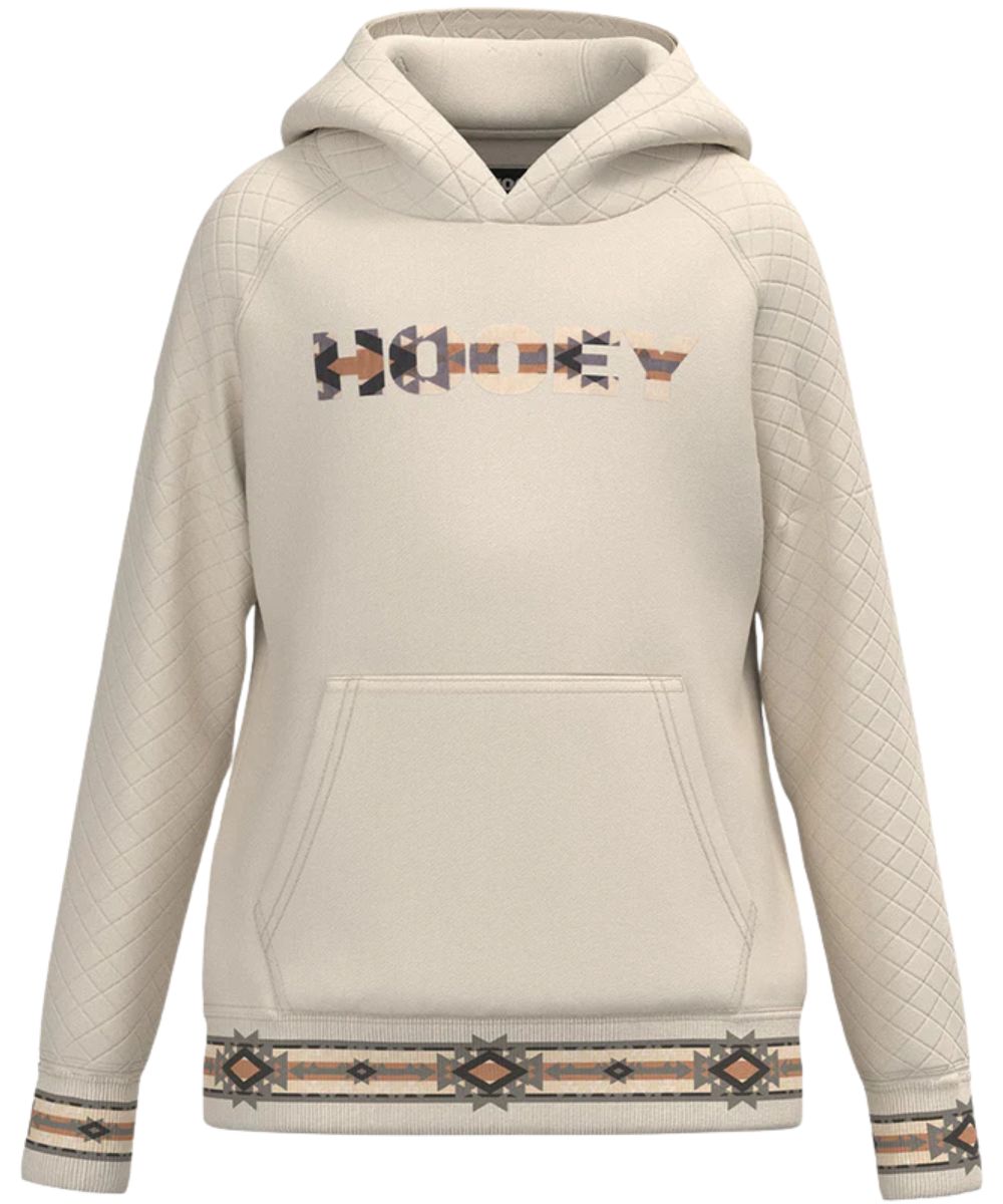 Hooey Girls' Cream Legendary Hoodie