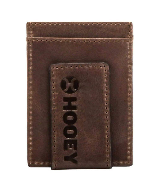 Hooey Men's Hands Up Money Clip Wallet