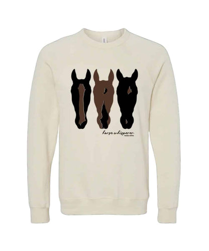 HORSE WHISPERER CREW SWEATER ! desc :  ! caption :