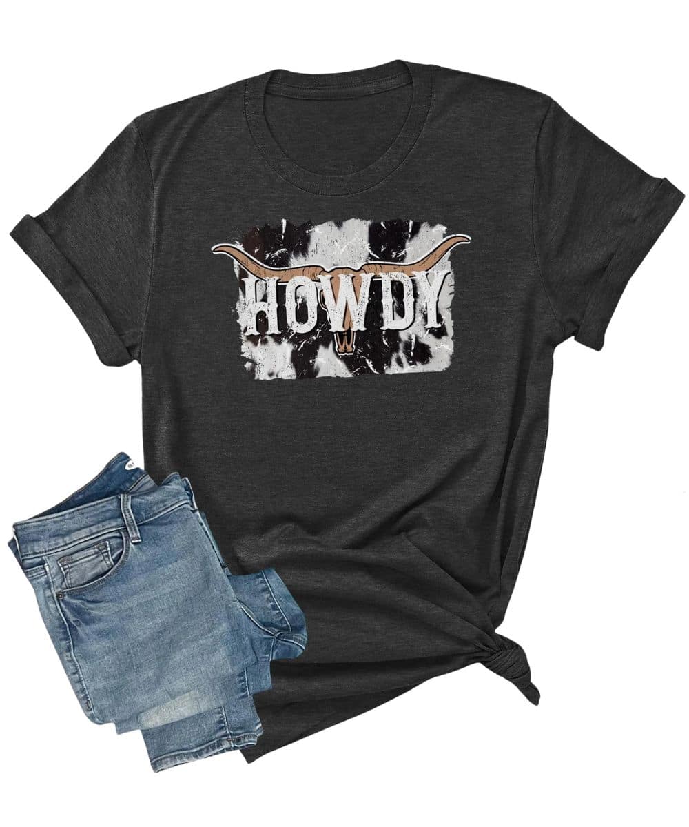 HOWDYCOWSKULLTEE ! desc :  ! caption :