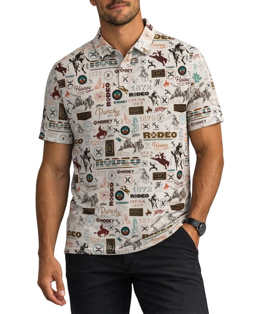 Hooey Men's The Weekender Polo Shirt